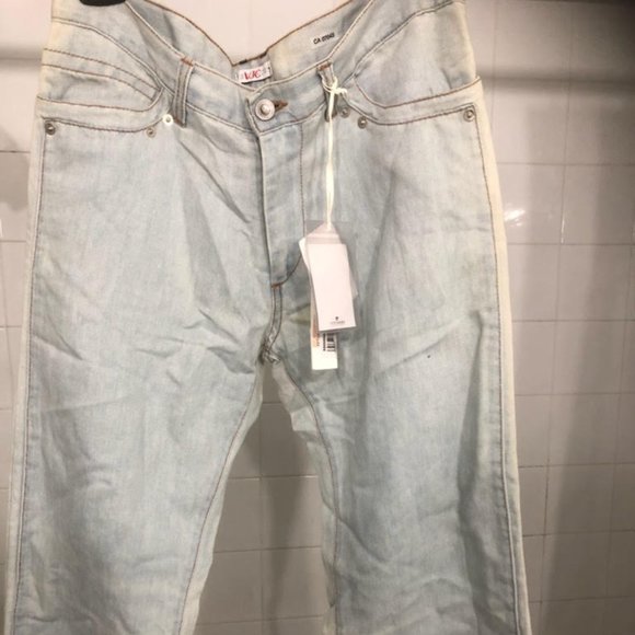 LIMITED EDITION MEN VERSACE JEAN COUTURE DENIM JEANS PANTS SIZE 34 MADE IN ITALY - Picture 1 of 14